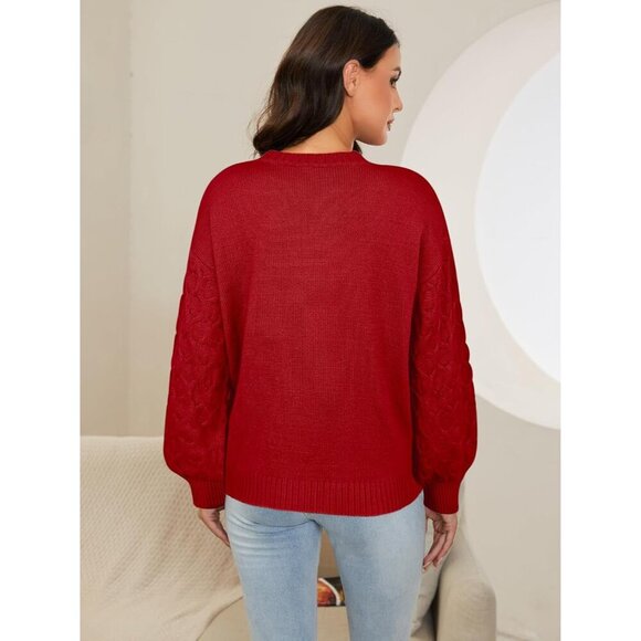 Womens Sweater Eco-Friendly Acrylic Size Small Fall Casual Long Sleeve - Picture 2 of 7